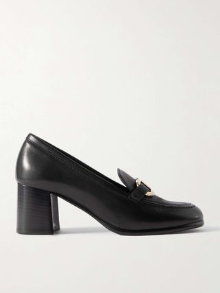 Marlena Embellished Leather Loafers