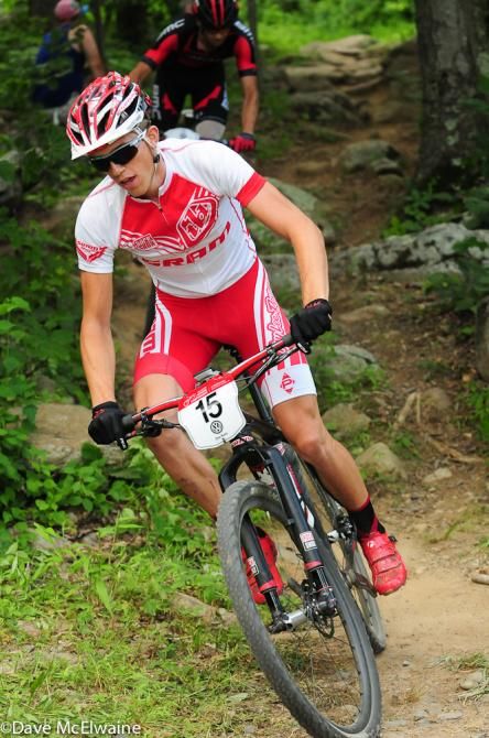 Russell Finsterwald (SRAM Factory) riding in third place
