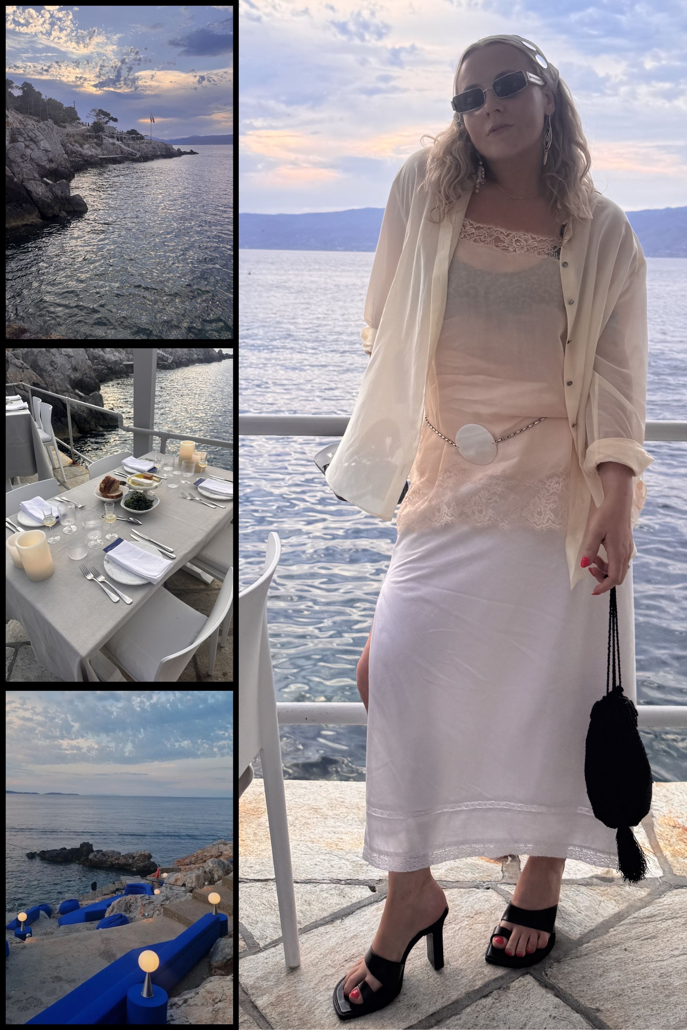 Editor Rebecca Rhys-Evans in Athens and Hydra with Mango