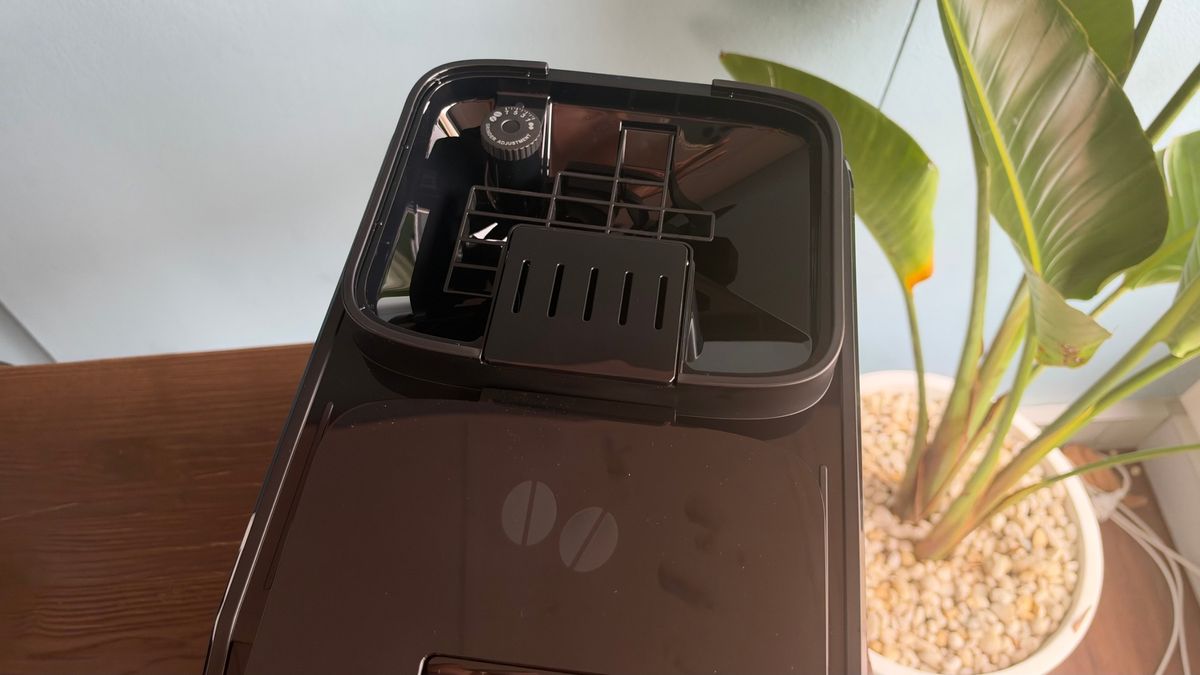 De'Longhi Magnifica Evo bean hopper