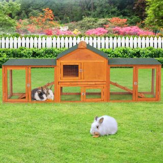 COZIWOW Extra Large Outdoor Rabbit Hutch 