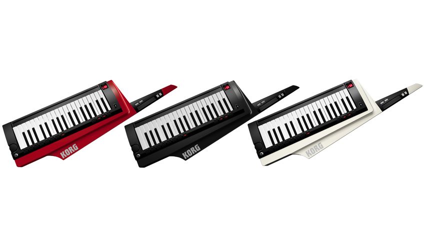 The Korg RK100S comes in a choice of three colours.