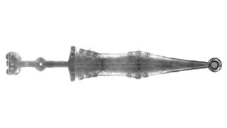 An X-ray of the dagger showed its rich design.