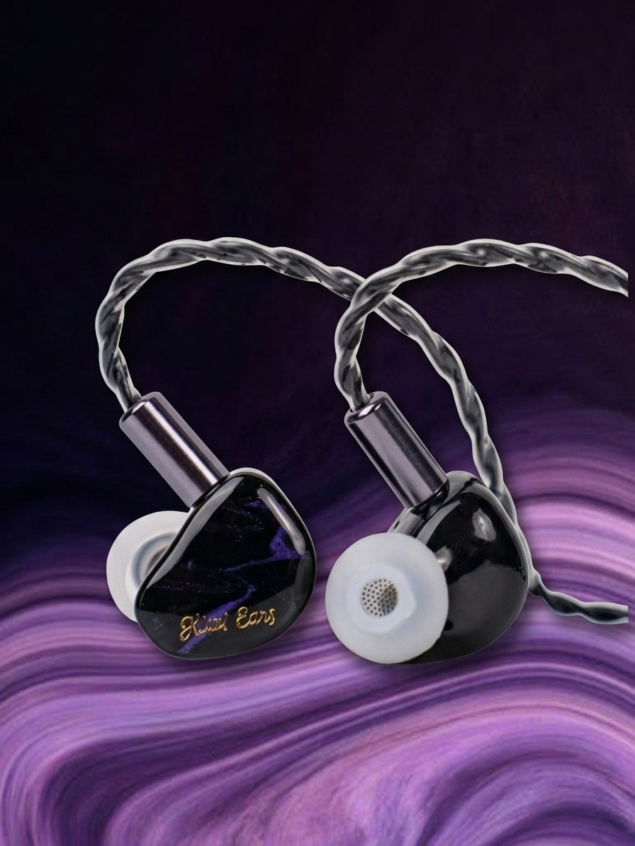 A selection of IEMs and smartphones.