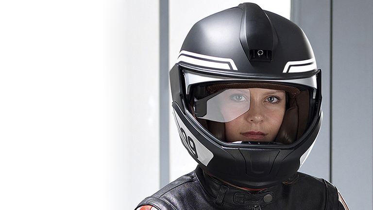 BMW HUD helmet