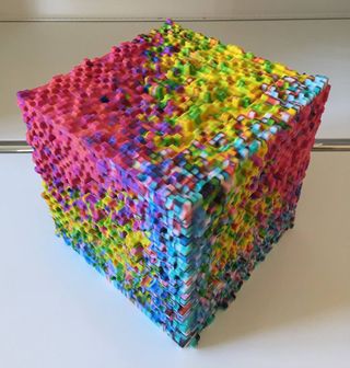 3D printed pixel art