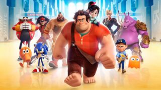 Wreck-it-Ralph characters walking forwards
