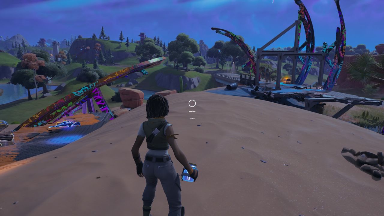 Getting ready to throw a Fortnite Junk Rift