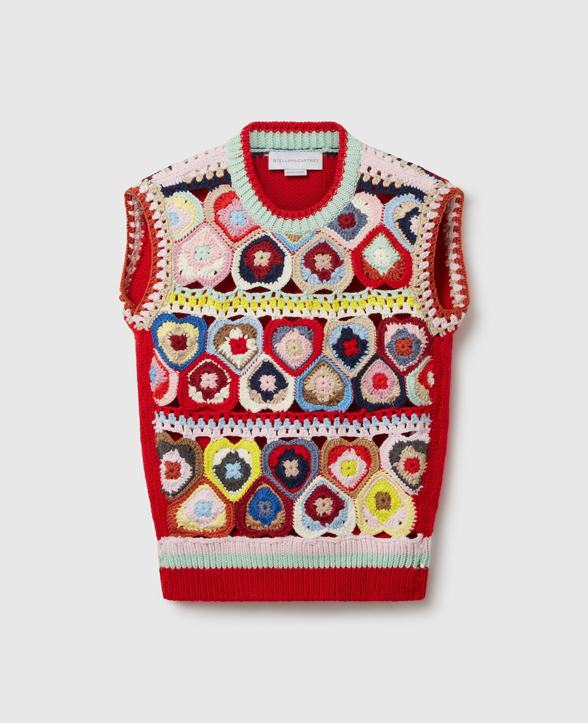 Hand-Crocheted Heart Vest