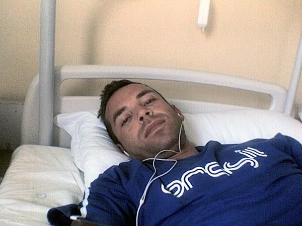 Author Joe Papp finishes his season in an Italian hospital.