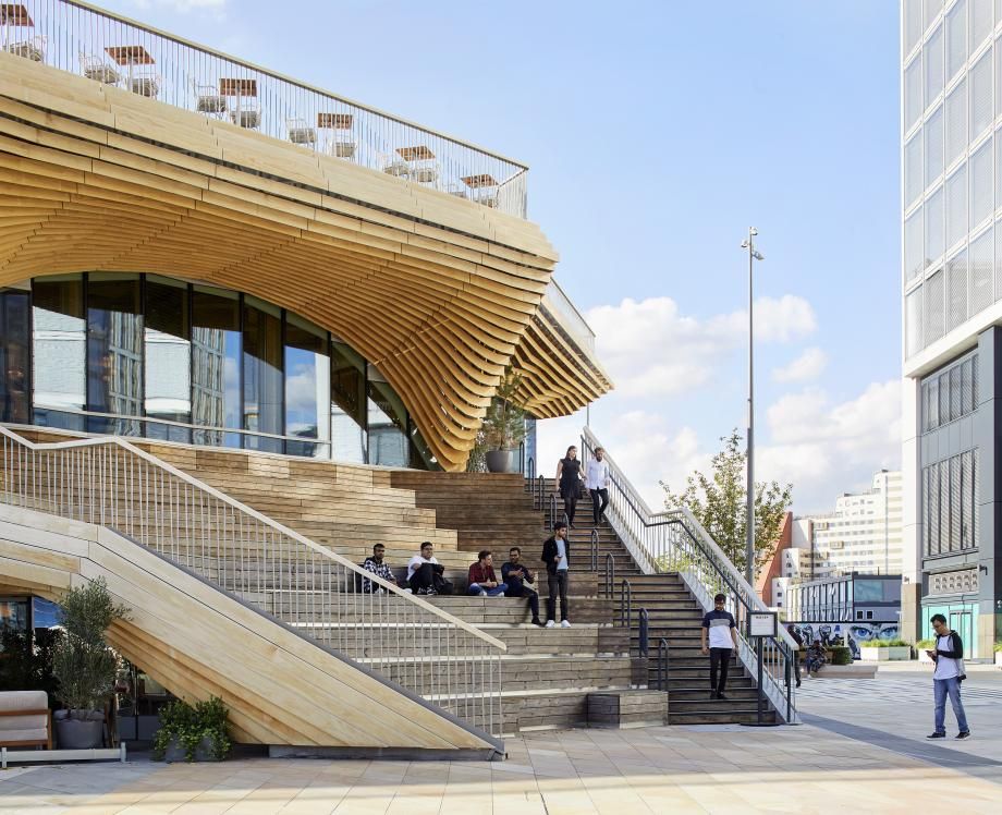 The pavilion at endeavour square in London by ACME architects