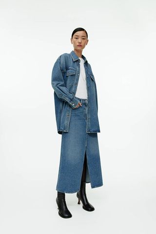 Maxi Denim Skirt