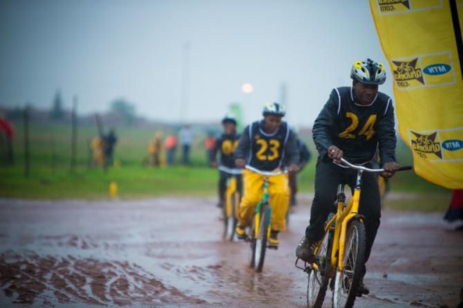 The children of Vosloorus took quickly to the competition