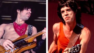 Prince and Mick Jagger