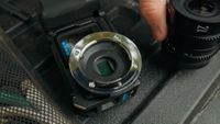 A screenshot from a video showing off the GoPro Mission 1 ILS camera