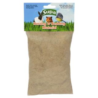 Bag of jute nesting and bedding material