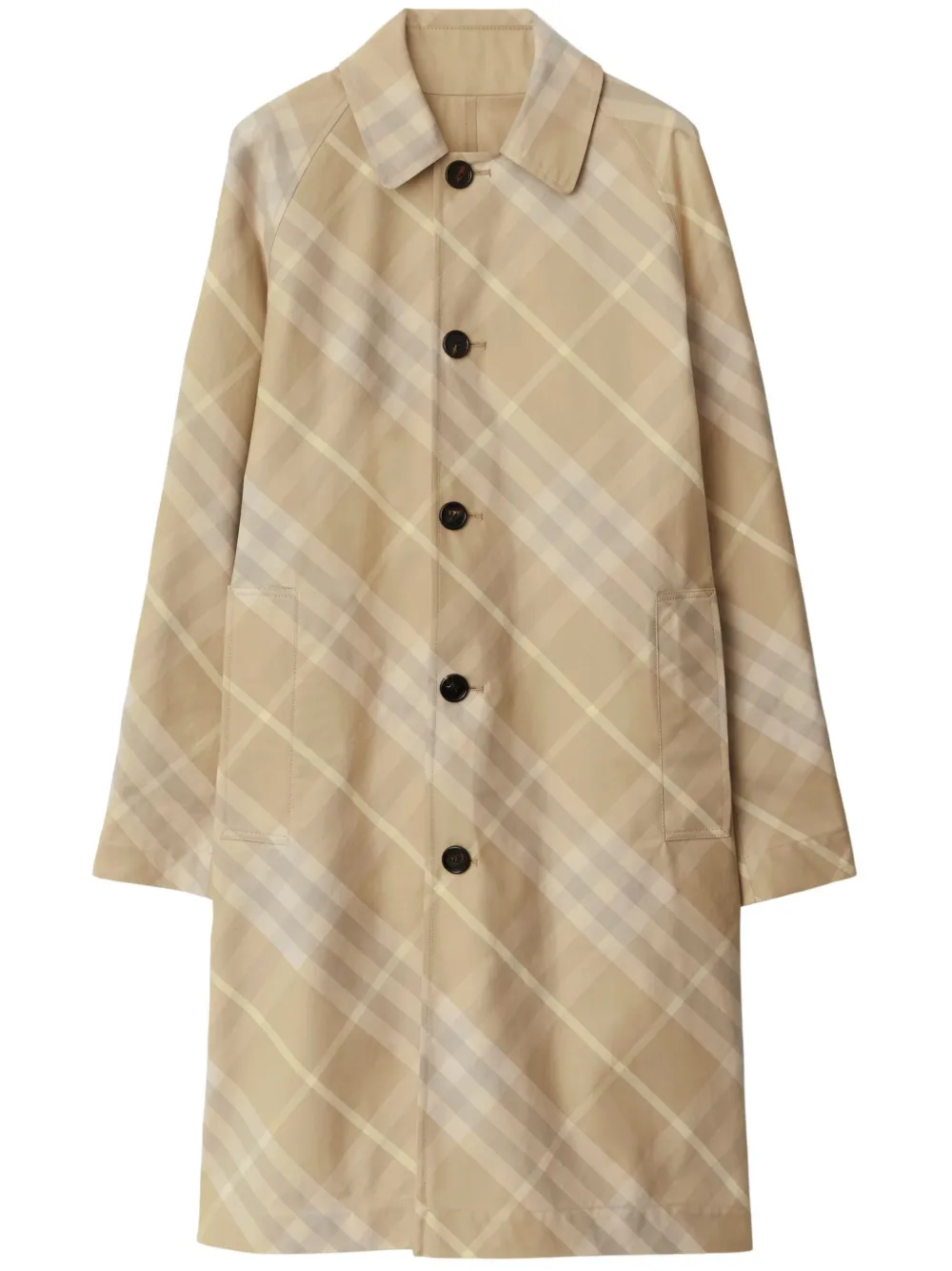 Burberry Car Reversible Check-Print Coat | 8
