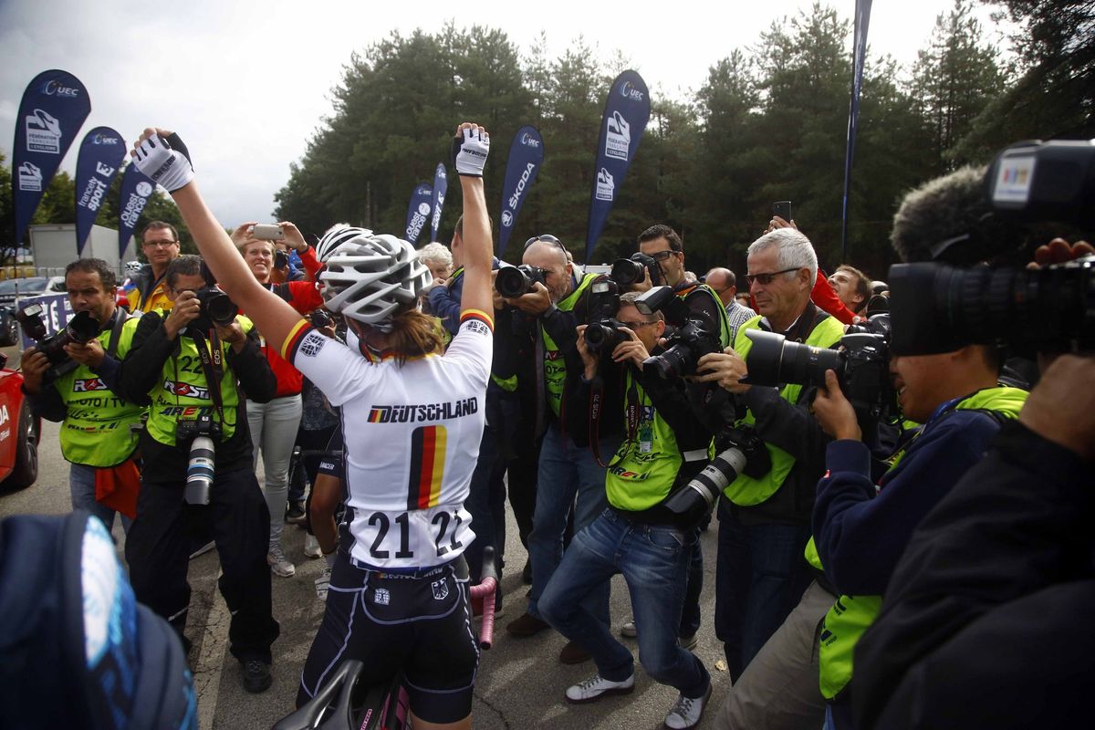 Liane Lippert is overjoyed with her victory