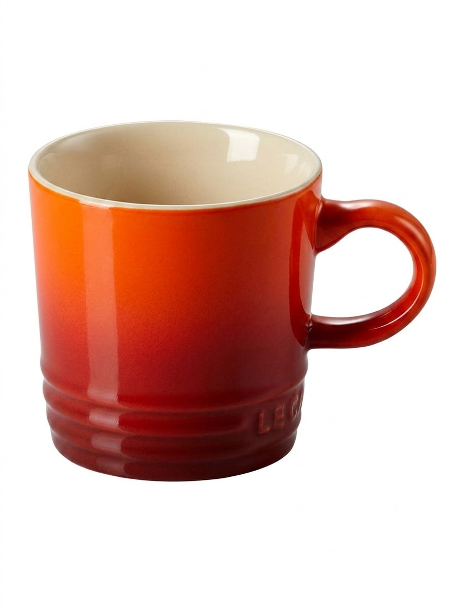 Red Le Creuset coffee cup