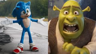 Sonic talks on Sonic the Hedgehog, while Shrek screams in fear in Shrek 5 first look