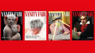 Four NFT covers created for Vanity Fair Italia