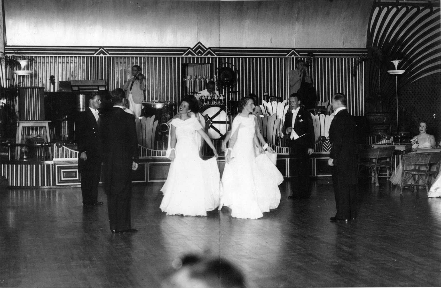 A ball at Raffles Singapore