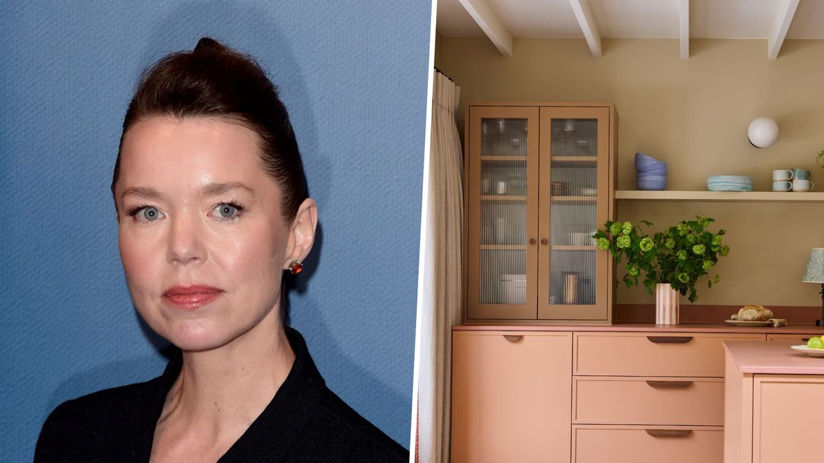 Anna Maxwell-Martin’s kitchen cabinet color is a new neutral |