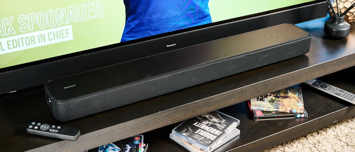 A black Sony HT-S2000 soundbar