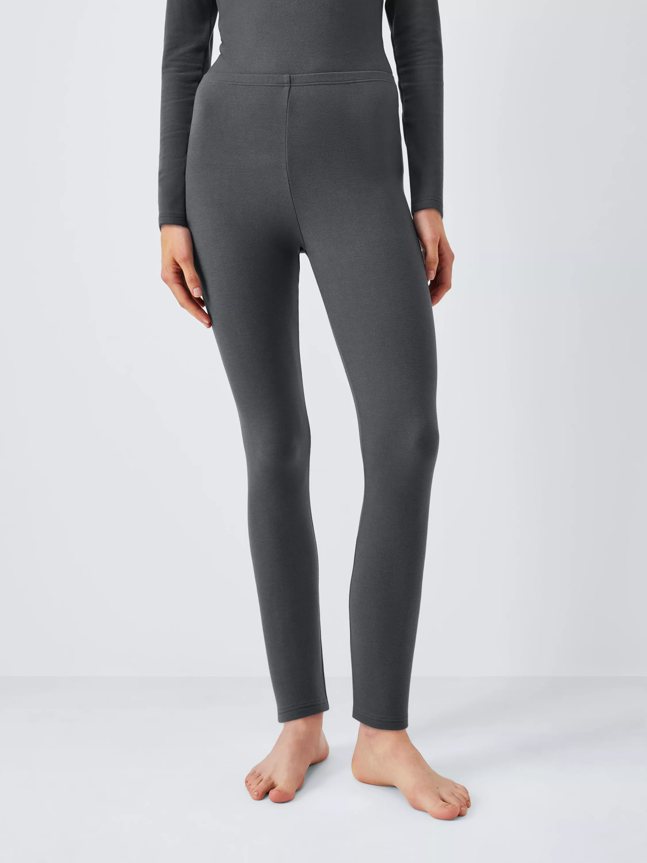 John Lewis Wool Blend Leggings, Graphite