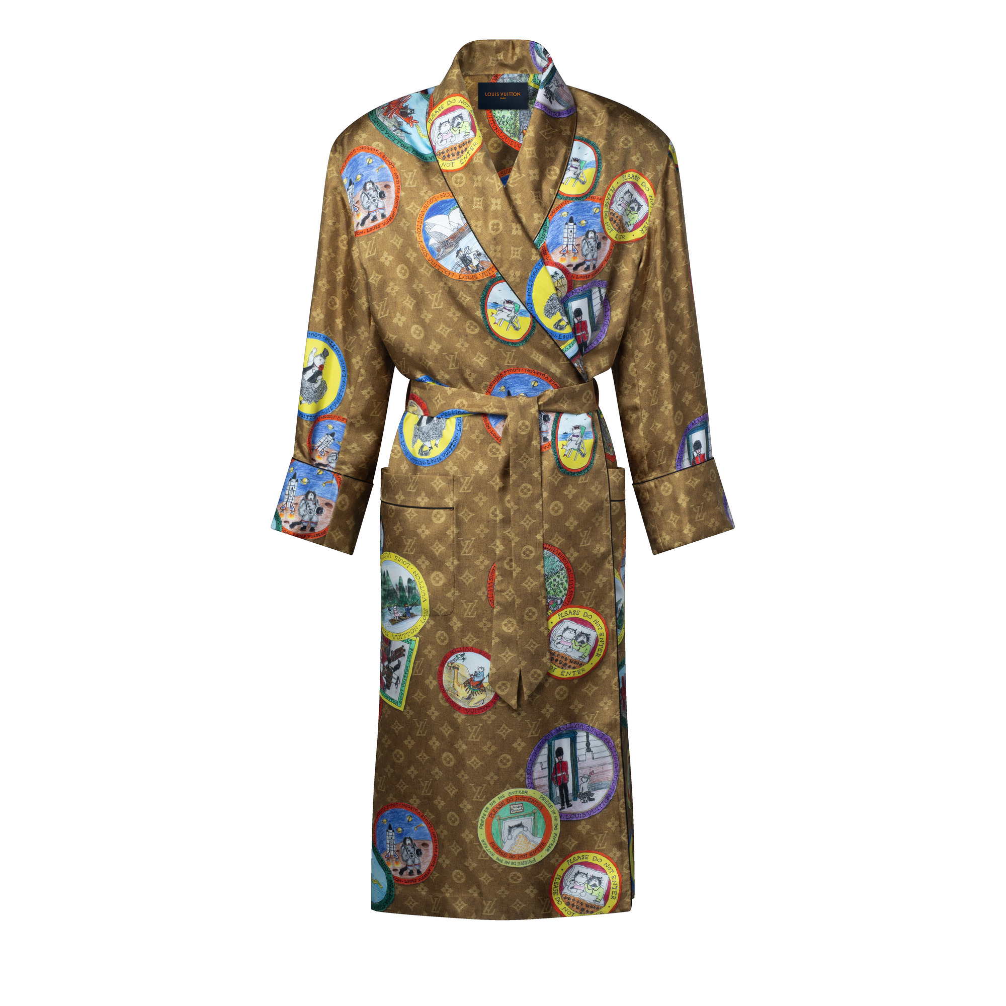 Grace Coddington x Louis Vuitton robe.