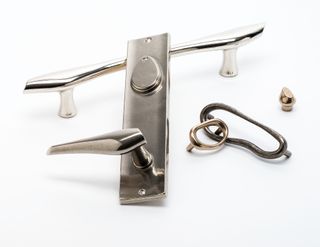 Bronze door handles and pulls inspired by jewellery by RAMSA