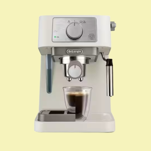 8. Stilosa Manual Pump Espresso Coffee Machine Cream
