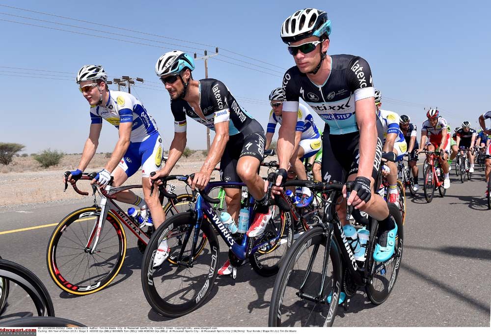 Tom Boonen also enjoyed a relaxed day in the peloton