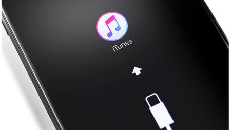 iphone plug into itunes screen
