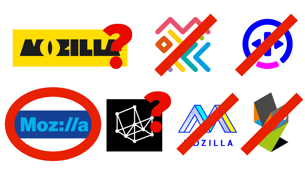 Logo design: Mozilla