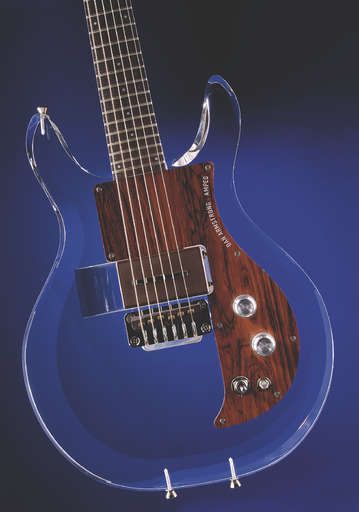 The Perspex body is still an intriguing sight to behold