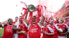 Arsenal winning the 2025/26 Premier League trophy