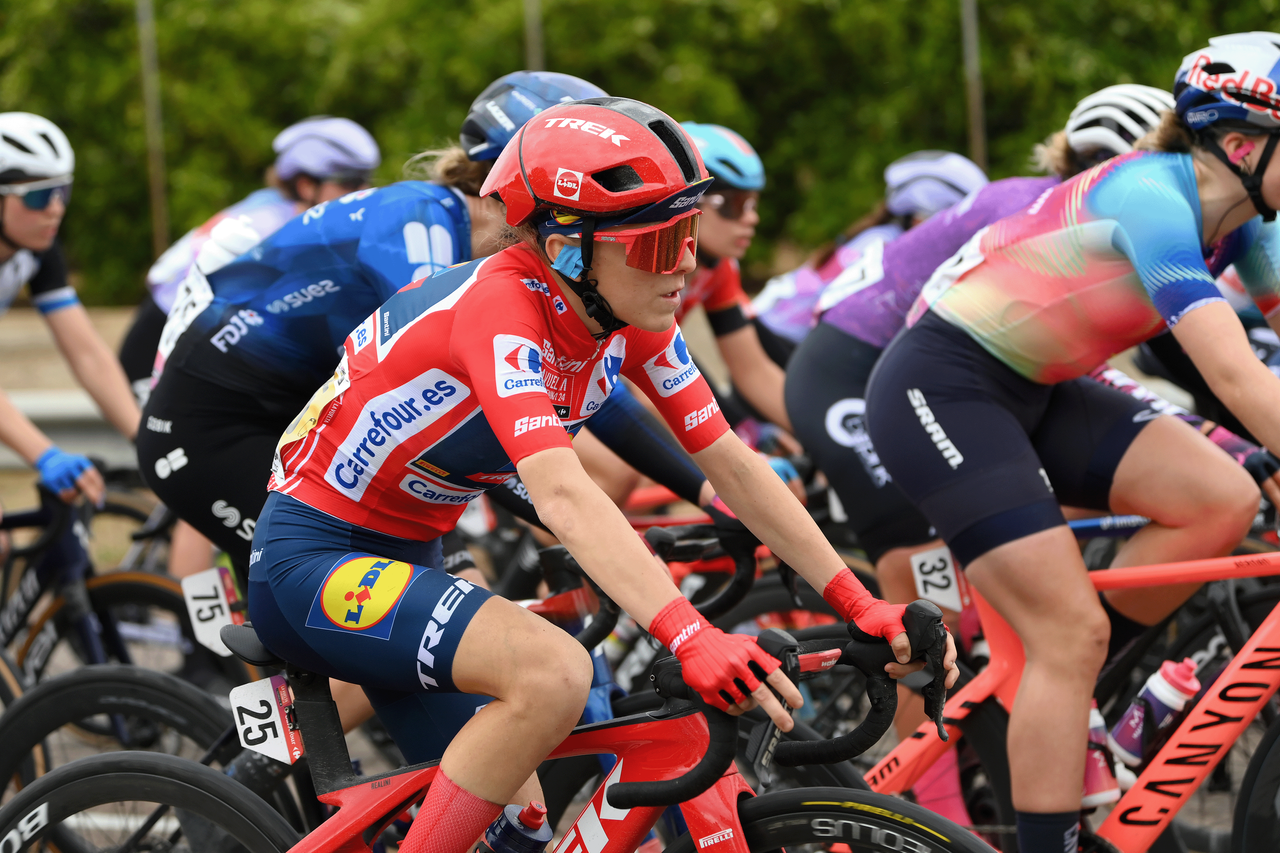 Gaia Relaini may have lost the red jersey but her days are yet to come in the mountains