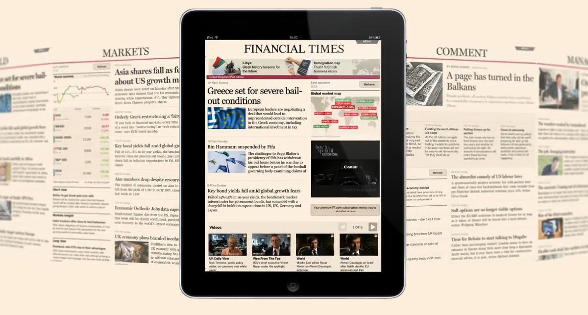 FT pulls its app from App Store | Creative Bloq