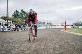 Your correspondent takes a lap of the track