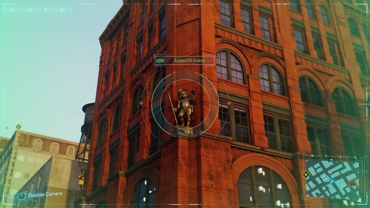 Spider-Man Secret Photo Op of a leprechaun statue