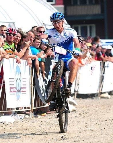 Adam Craig (Giant MTB Team) took the time to celebrate
