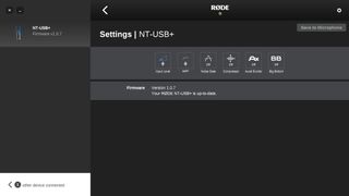 RØDE NT-USB+ using RØDE Central desktop software