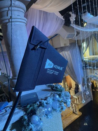 An RF Venue wireless antenna brings to life a recreation of the Harry Potter Yule Ball.