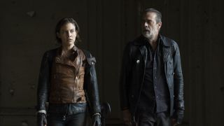 Negan and Maggie in The Walking Dead: Dead City