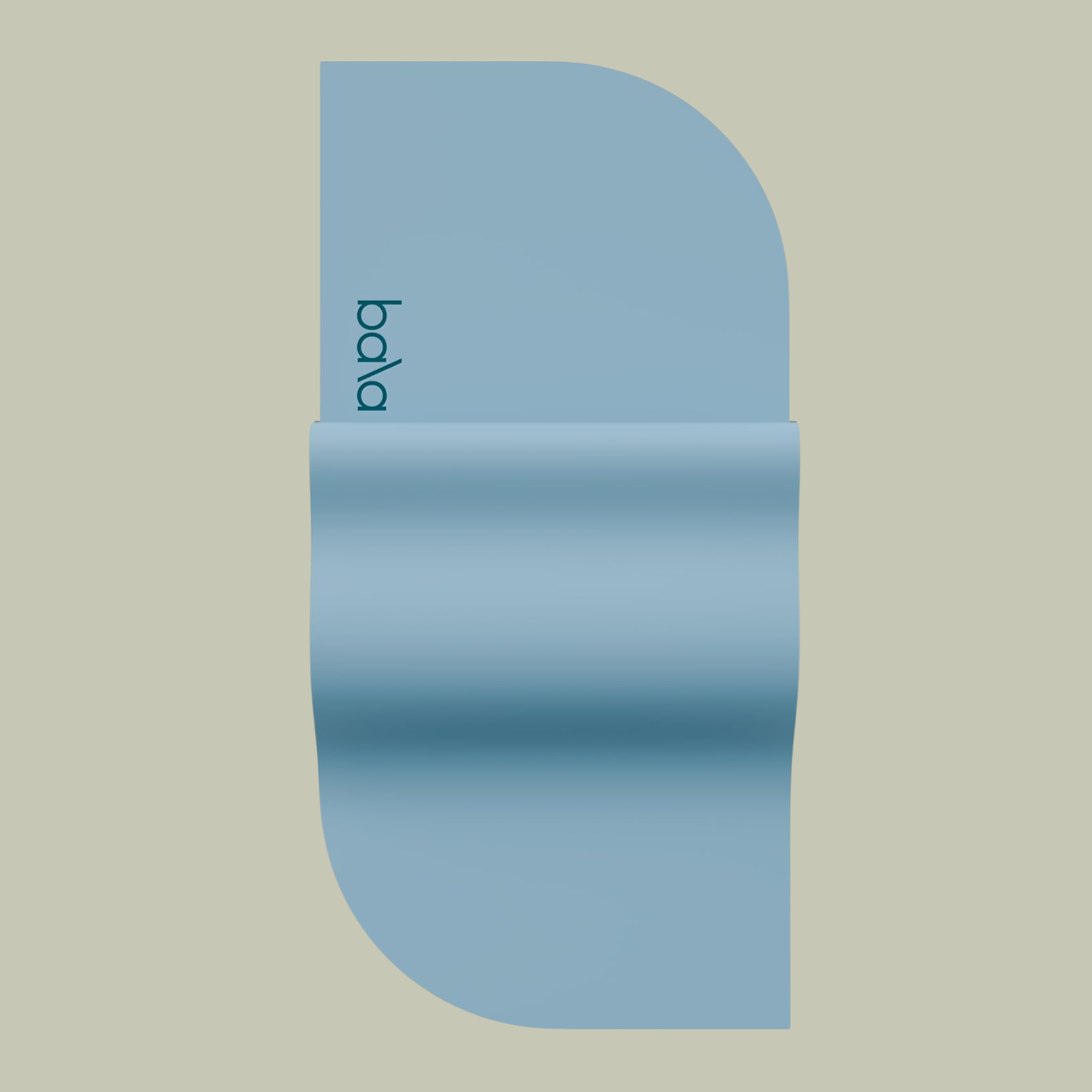 A blue yoga mat