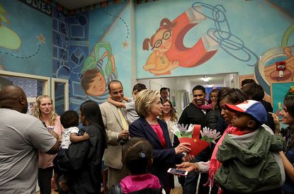 Hillary Clinton talks child care in Kentucky