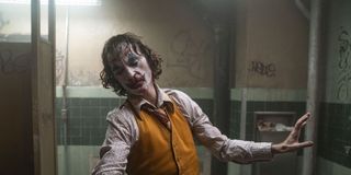 Joker in a bathroom