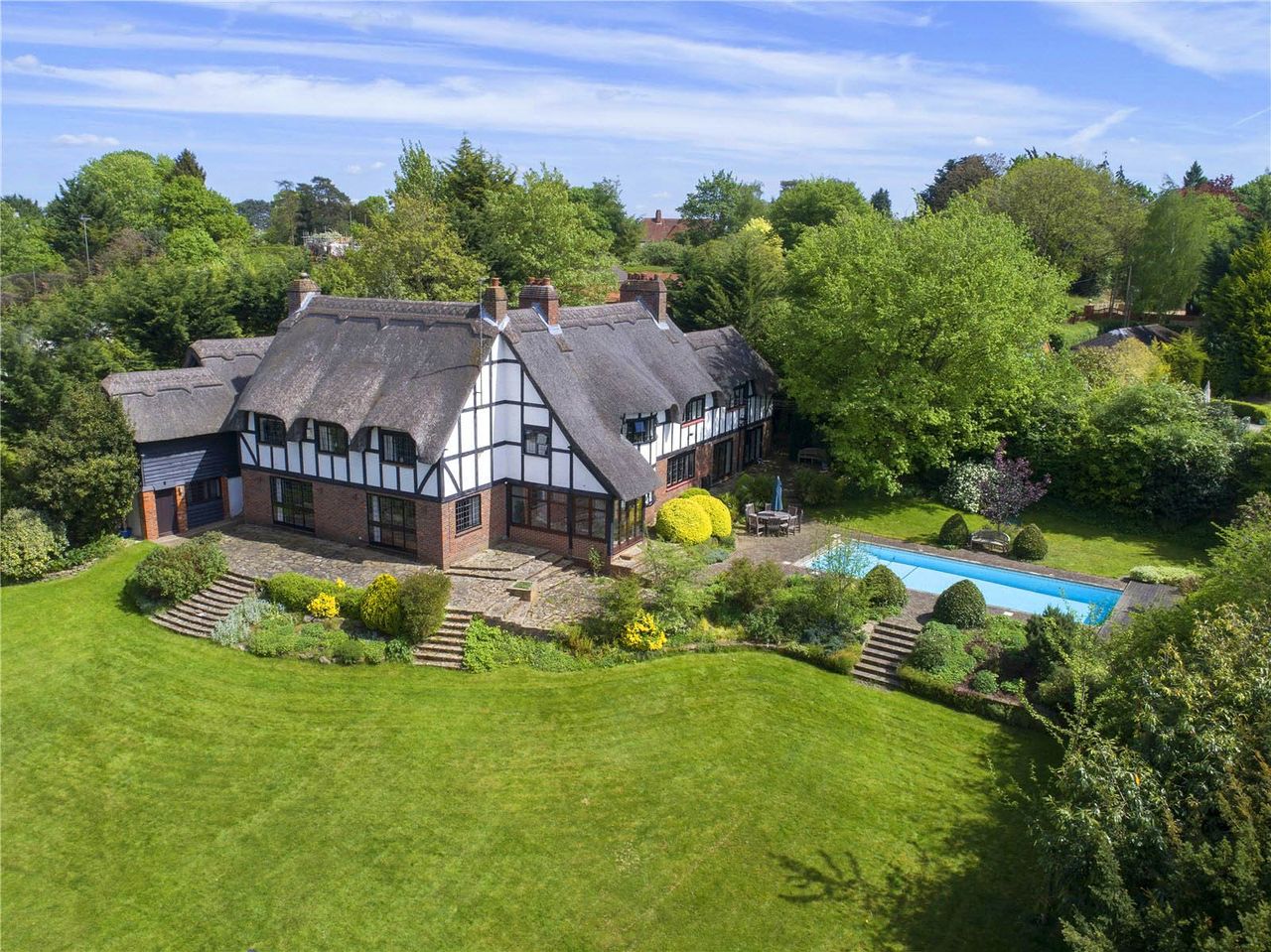 For sale via Jackson-Stops is this place in Cookheam Dean, Berkshire.