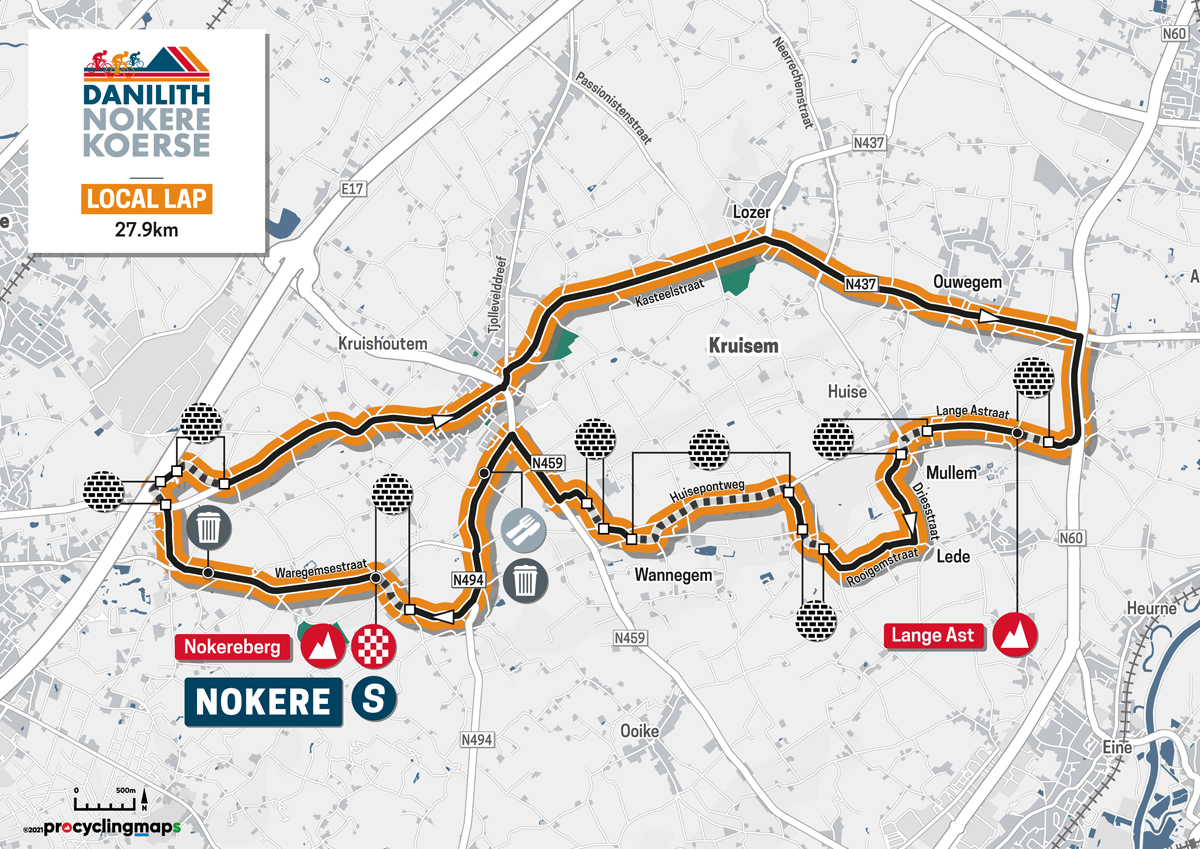 Danilith Nokere Koerse - Finish Circuits